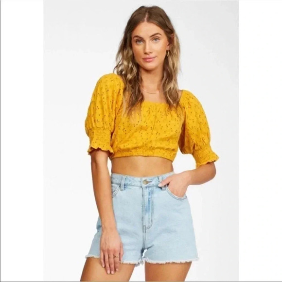 Billabong summer eyelit crop top - Picture 2 of 12